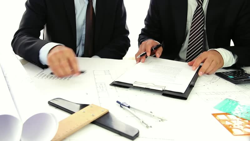 Dos profesionales revisando documentación